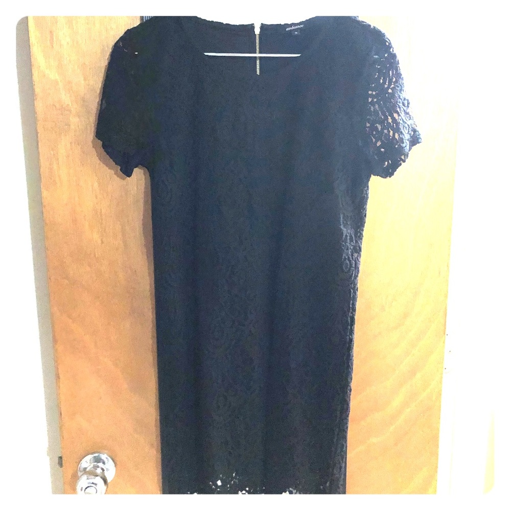 Mini Black Lace Dress
